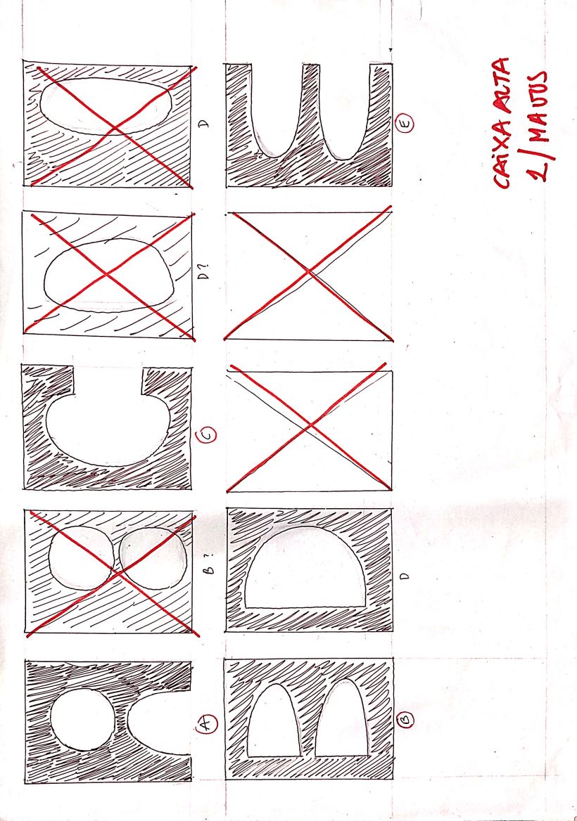 FATFACE (Sketches for an original typeface) (2022) 1