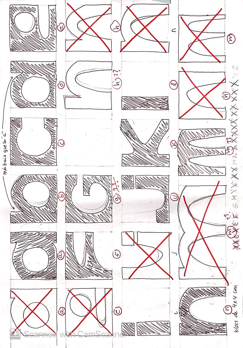 FATFACE (Sketches for an original typeface) (2022) 4