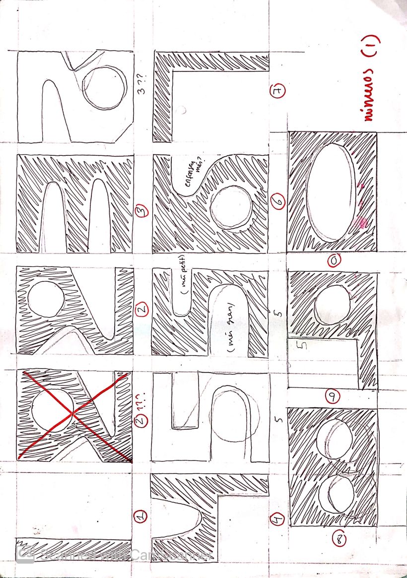 FATFACE (Sketches for an original typeface) (2022) 6