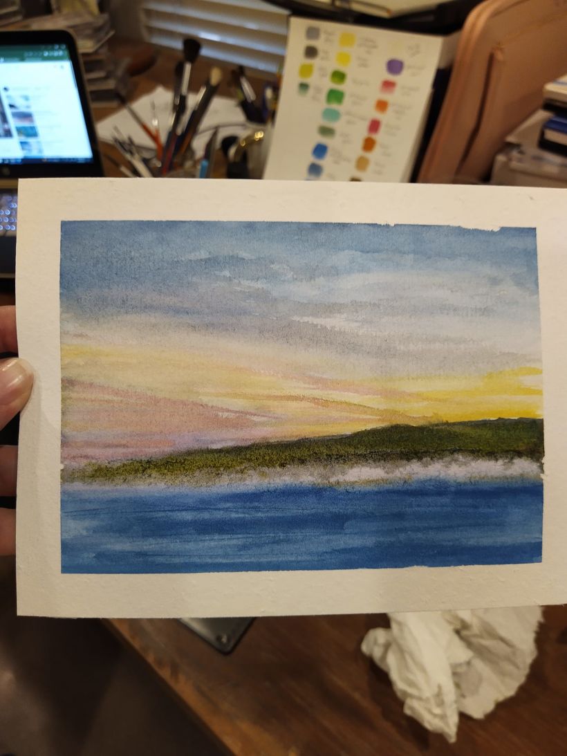1st Year of Watercolor Painting - Mostly from tutorials 6
