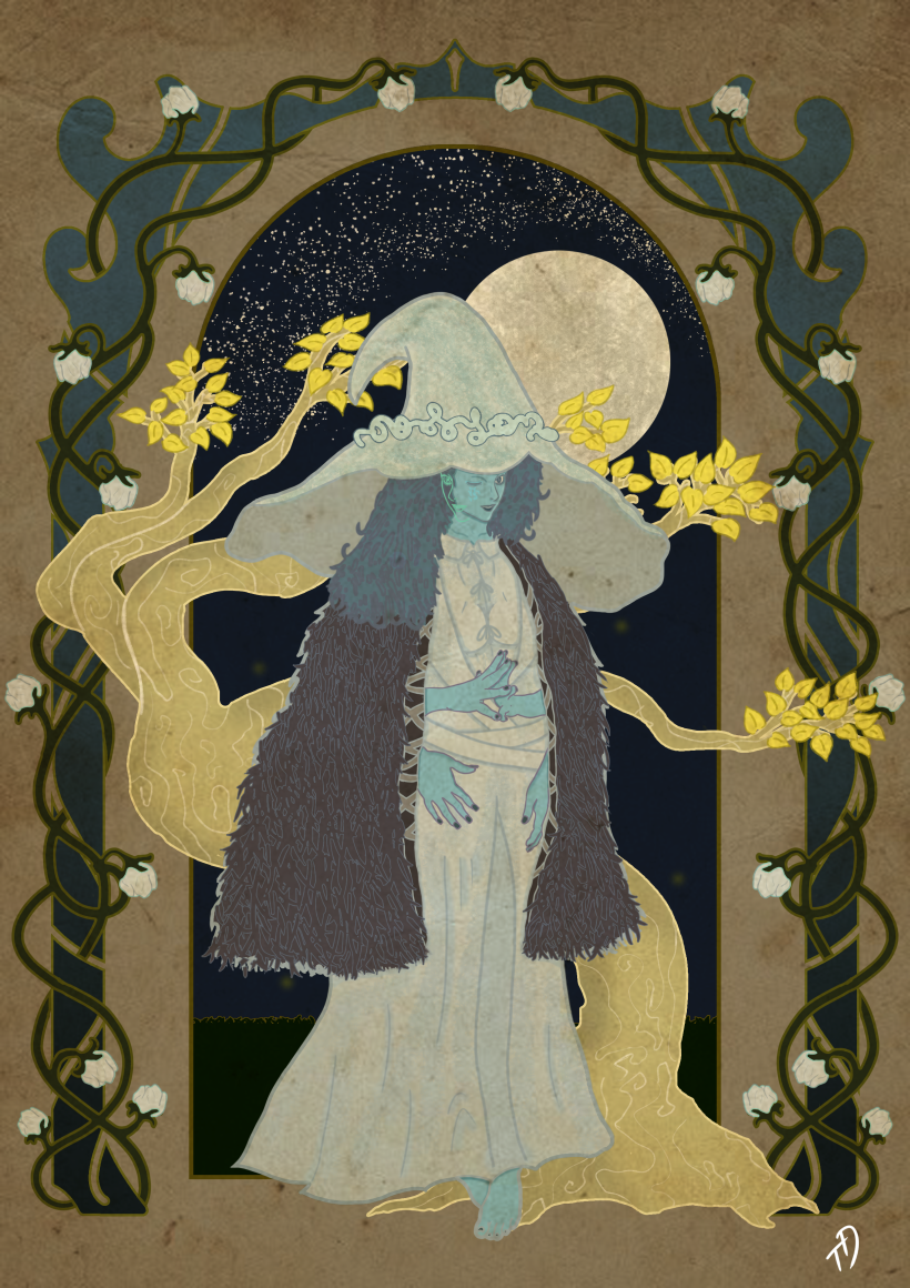 Elden Ring - Ranni the Witch - Art Nouveau