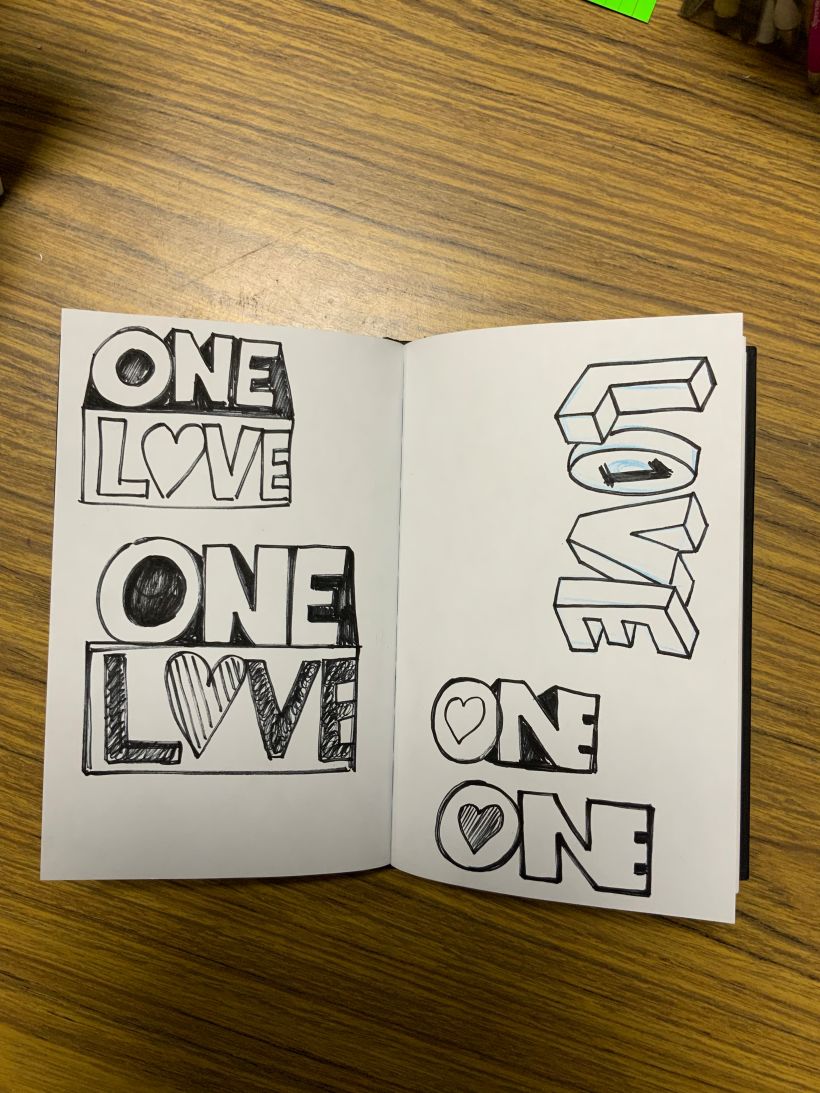 My project for course: Hand-Lettering Sketchbook: Techniques to Unlock Creativity 4