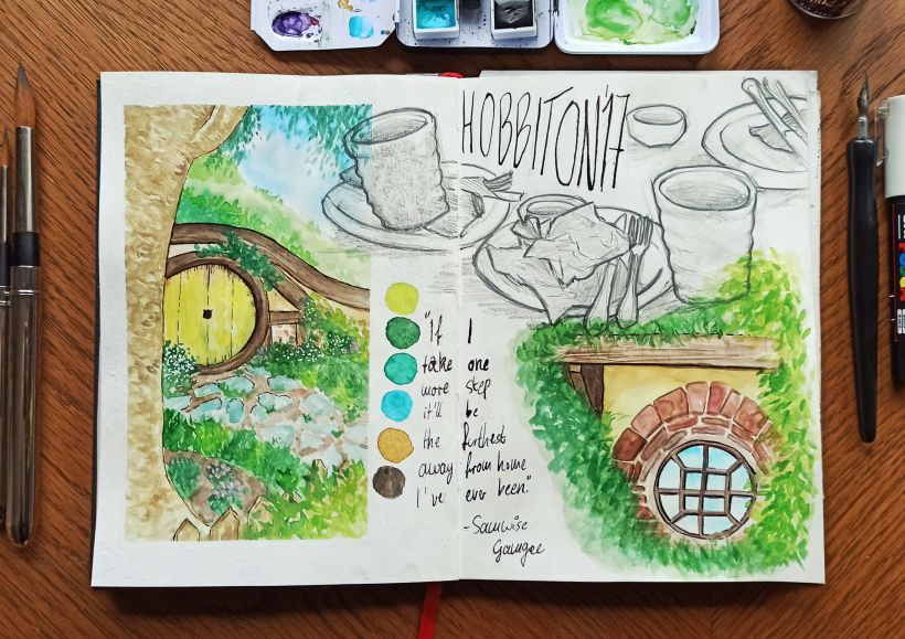 My project for course: Watercolor Travel Journal