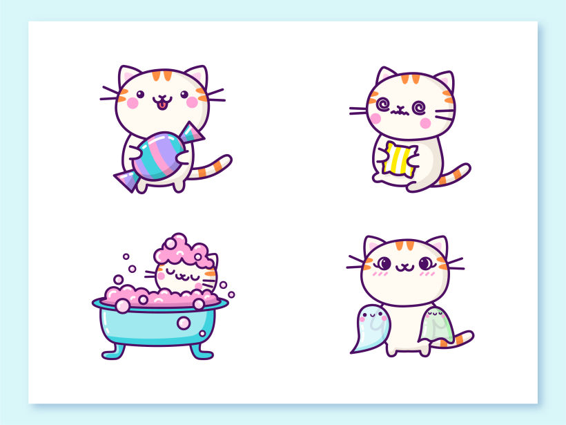My project for course: Kawaii Illustration: Create Charming Characters 8