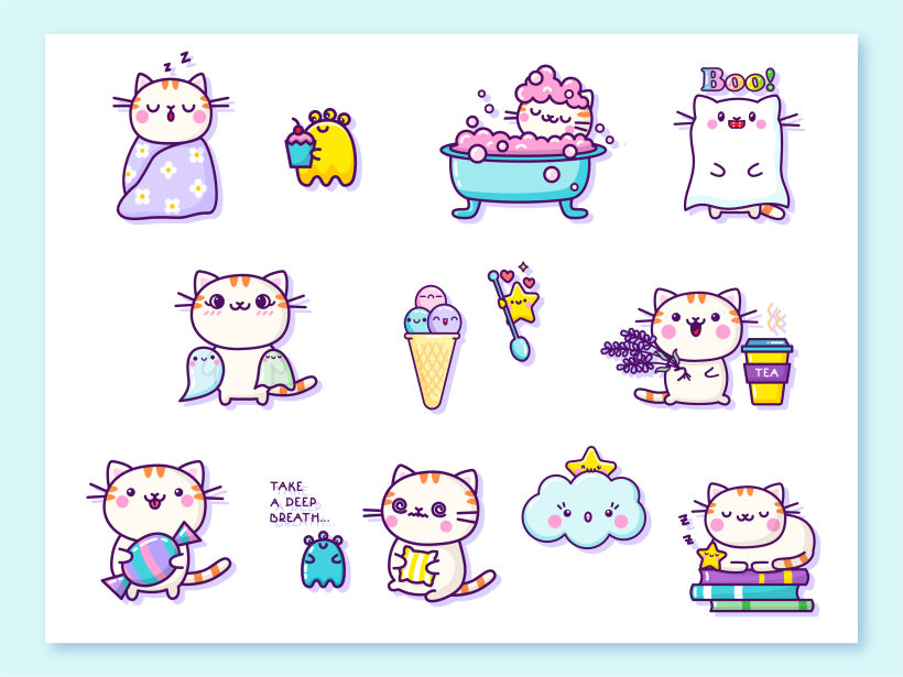 My project for course: Kawaii Illustration: Create Charming Characters 12