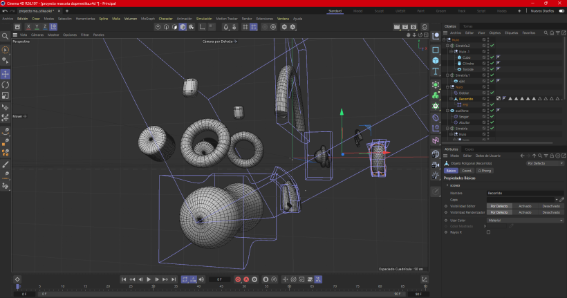 Mi proyecto del curso: Introducción exprés al 3D: de cero a render con Cinema 4D  3