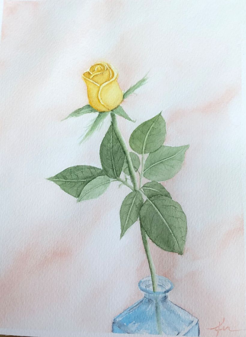 My project for course: Realistic Botanical Watercolor Drawing 4
