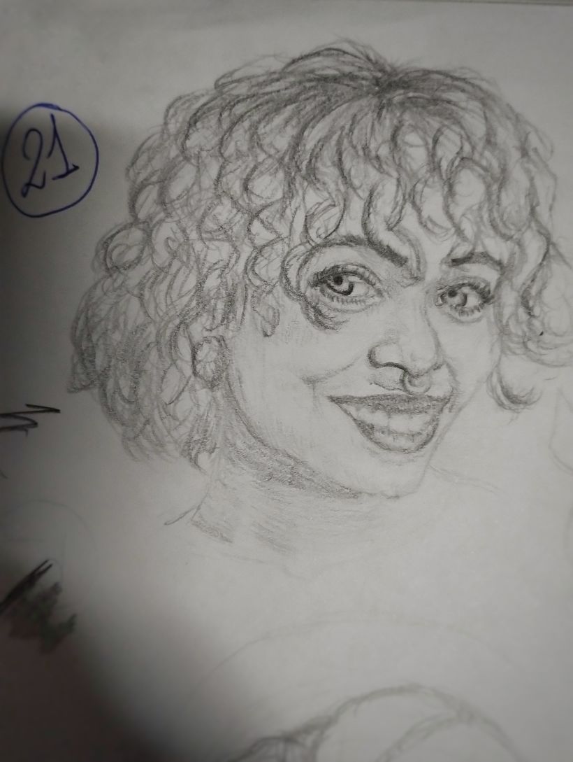Mi proyecto del curso: Sketchbook de retrato: explora el rostro humano 5