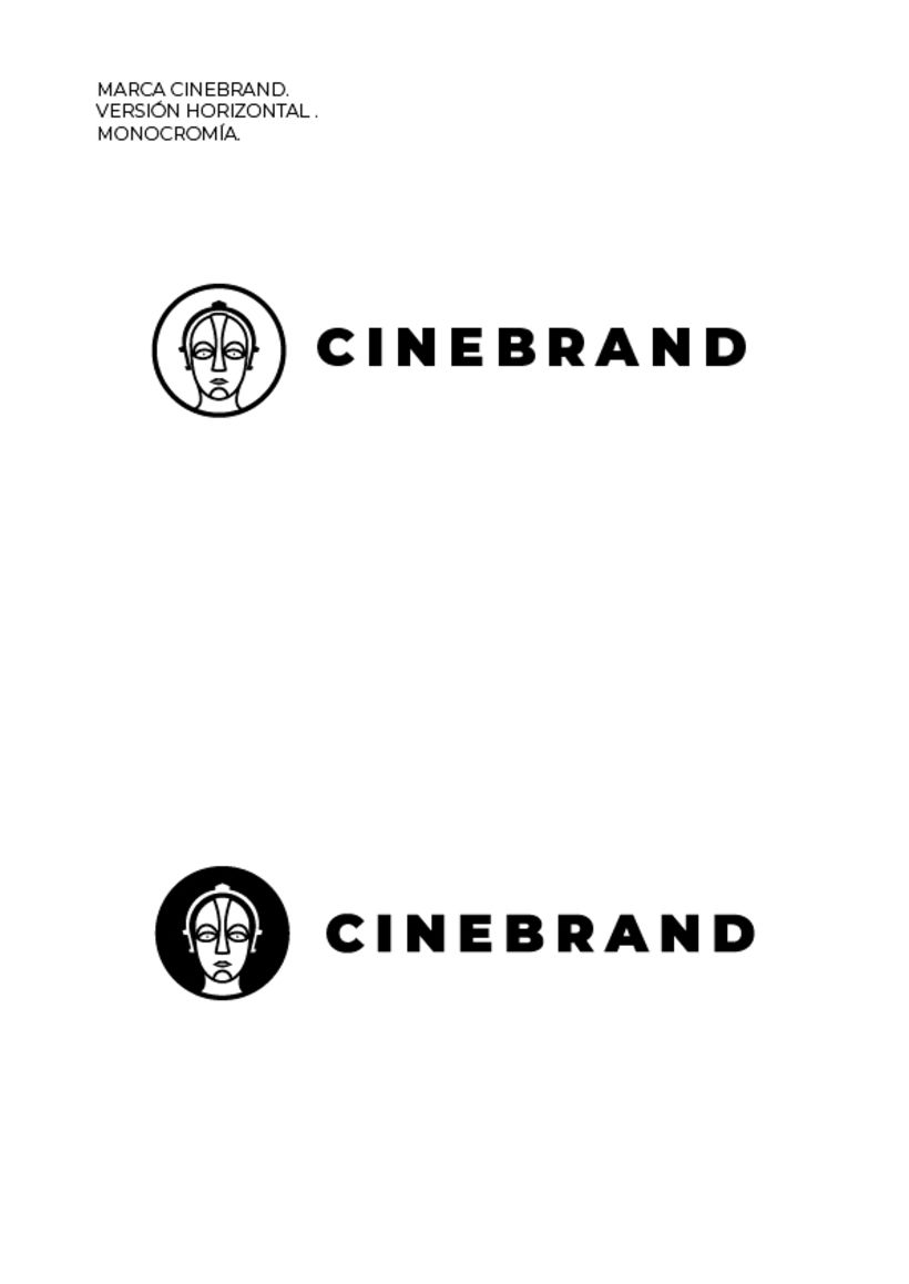Propuesta de marca para productora audiovisual y cine CINEBRAND  2