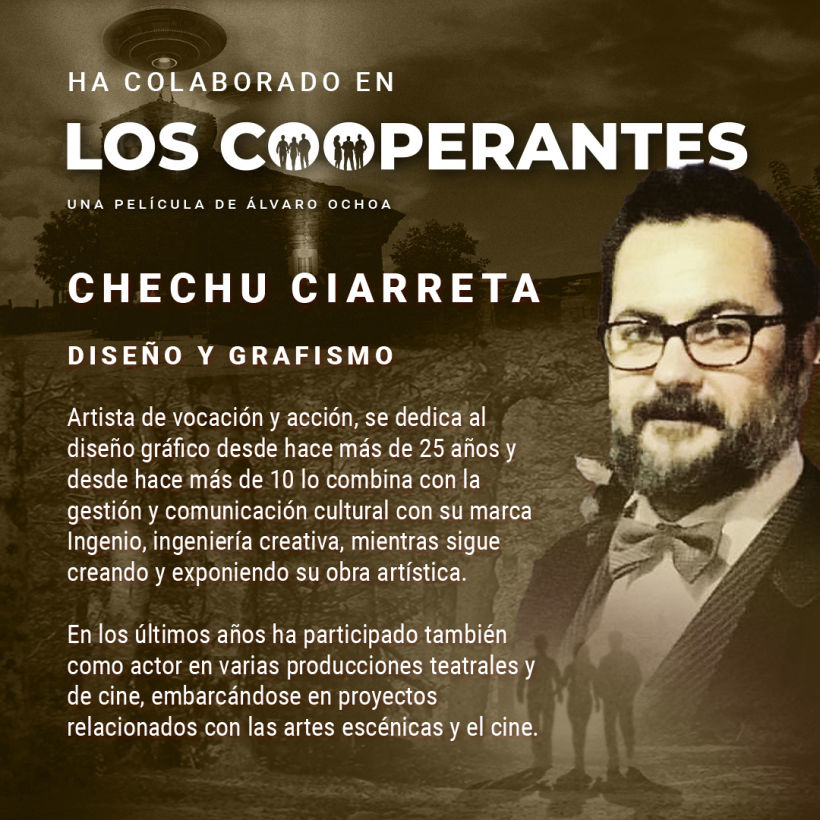 Imagen para cortometraje "Los cooperantes" de Álvaro Ochoa, Cinebrand y Soneto Rojo 3