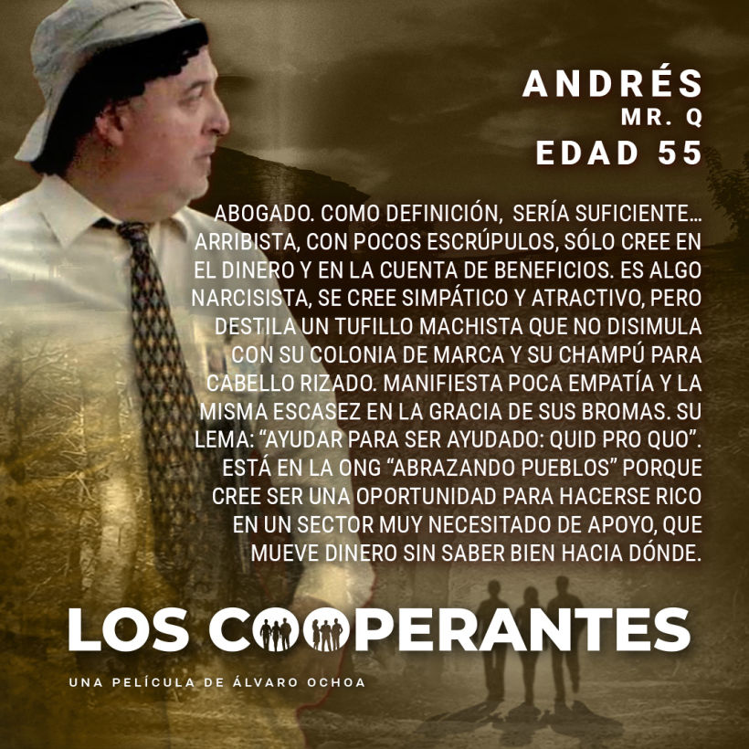 Imagen para cortometraje "Los cooperantes" de Álvaro Ochoa, Cinebrand y Soneto Rojo 7