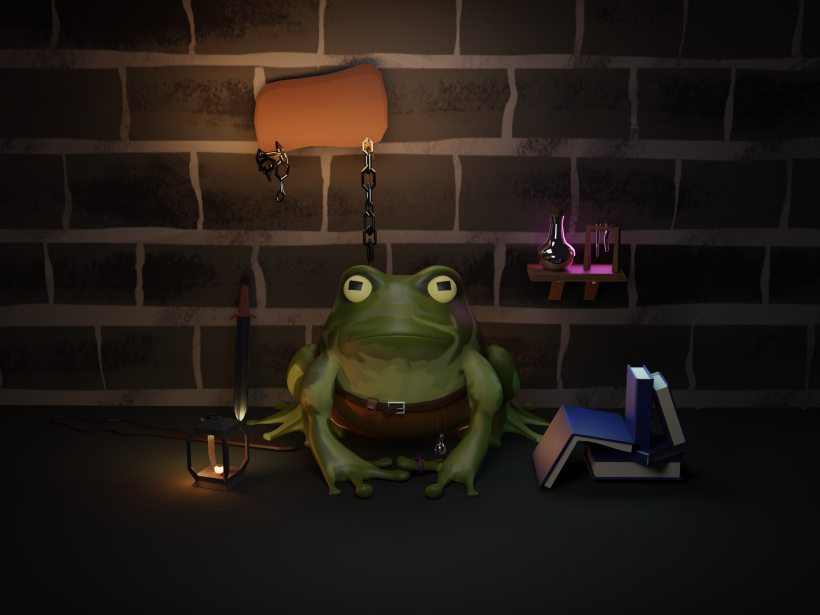 Il mio progetto del corso: fantasy frog 1