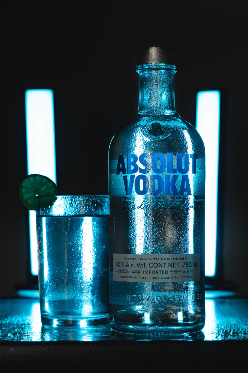 Iluminación con Flash para principiantes | Absolut Vodka  2