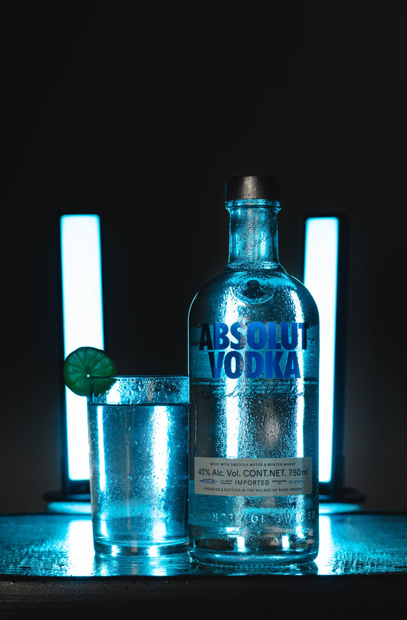 Iluminación con Flash para principiantes | Absolut Vodka  3