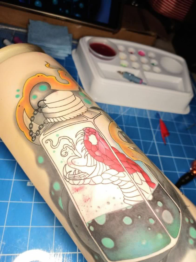 Mi proyecto del curso: Técnicas de color para tatuajes 2