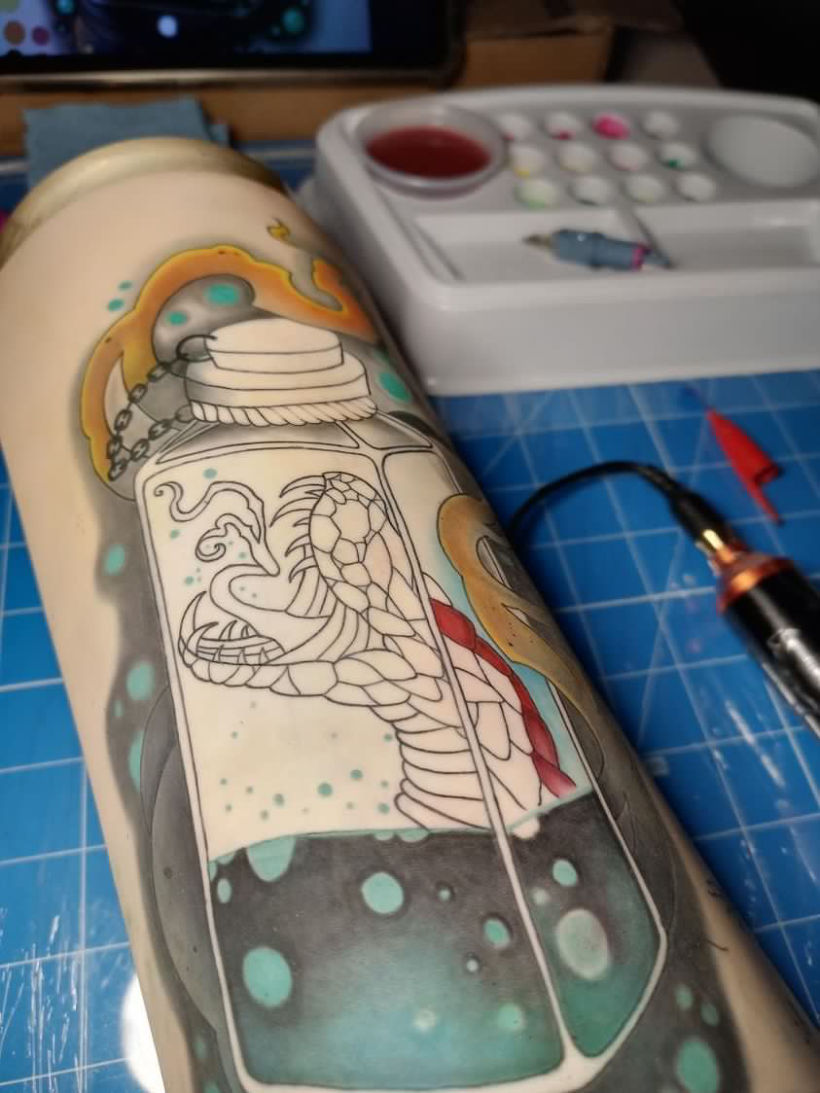 Mi proyecto del curso: Técnicas de color para tatuajes 4