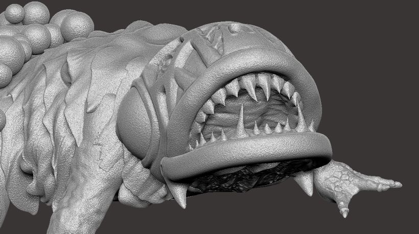 Mi proyecto del curso: Diseño de criaturas 3D con ZBrush y Photoshop 5