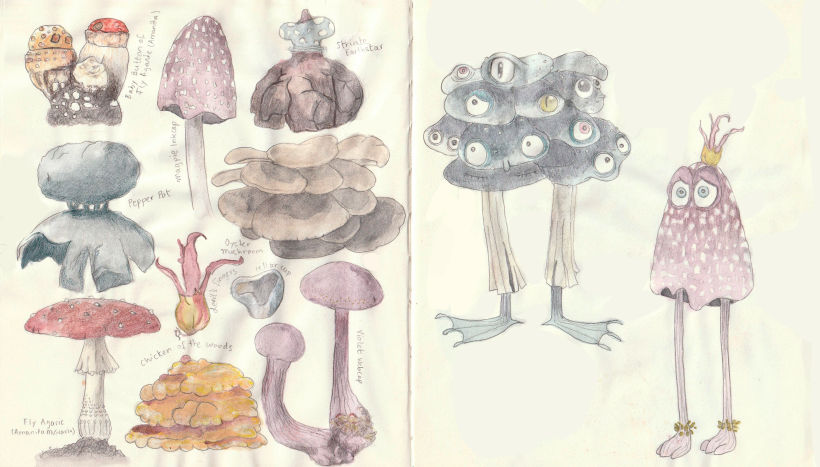 Mi proyecto del curso: Sketchbook de naturaleza fantástica: dibuja criaturas de otro mundo 1