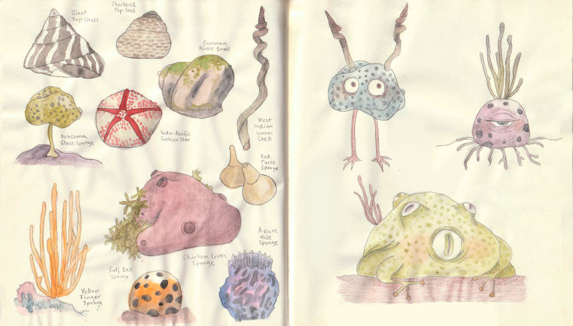 Mi proyecto del curso: Sketchbook de naturaleza fantástica: dibuja criaturas de otro mundo 2
