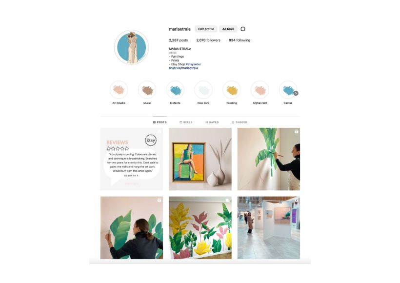 María Etrala: Diseño de feed de Instagram con Canva 9