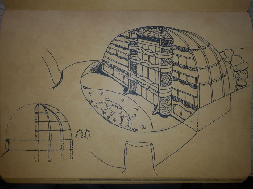 Mi proyecto del curso: Dibujo arquitectónico: de la imaginación a la conceptualización 4