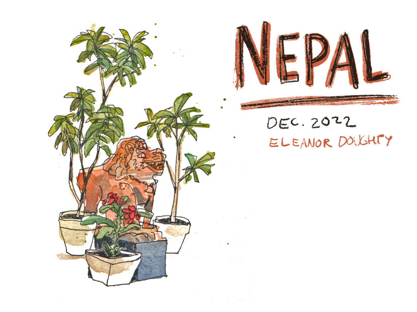 NEPAL - travel sketches 1