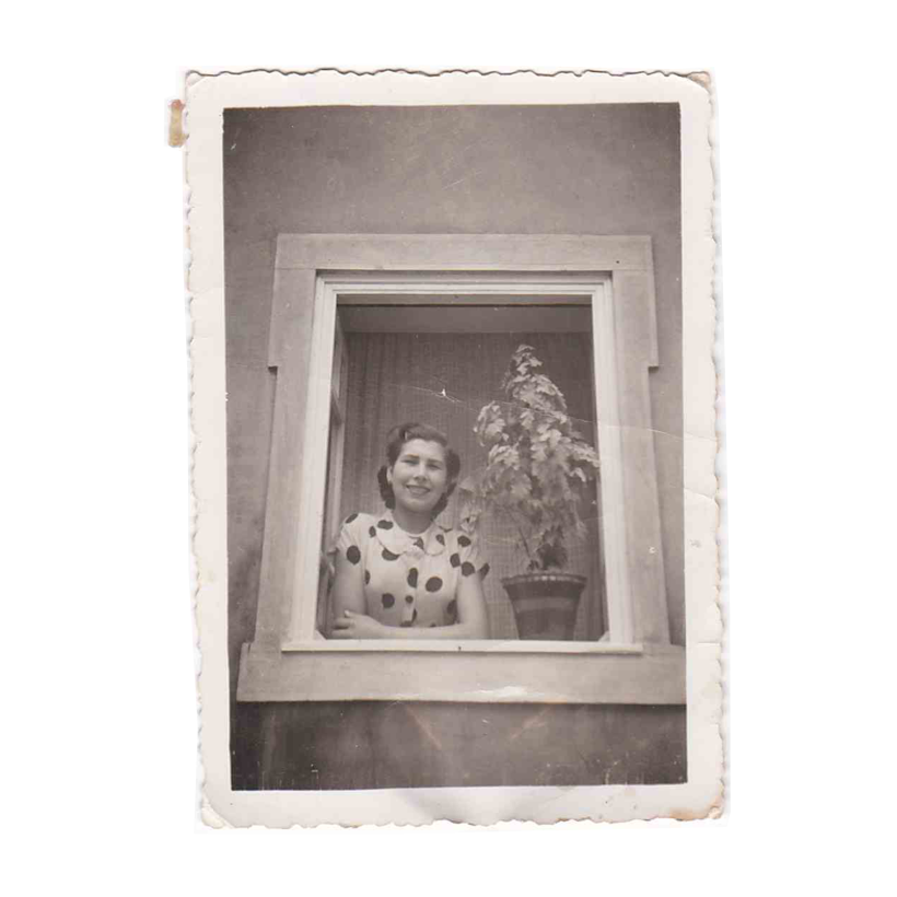 My Grandmother L in her house