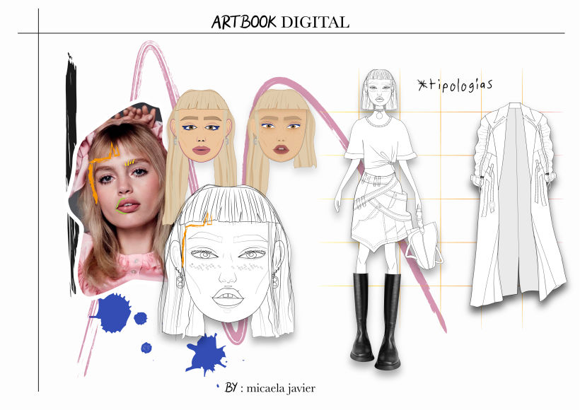 Mi proyecto del curso: Artbook de moda: crea figurines en Adobe Illustrator 5