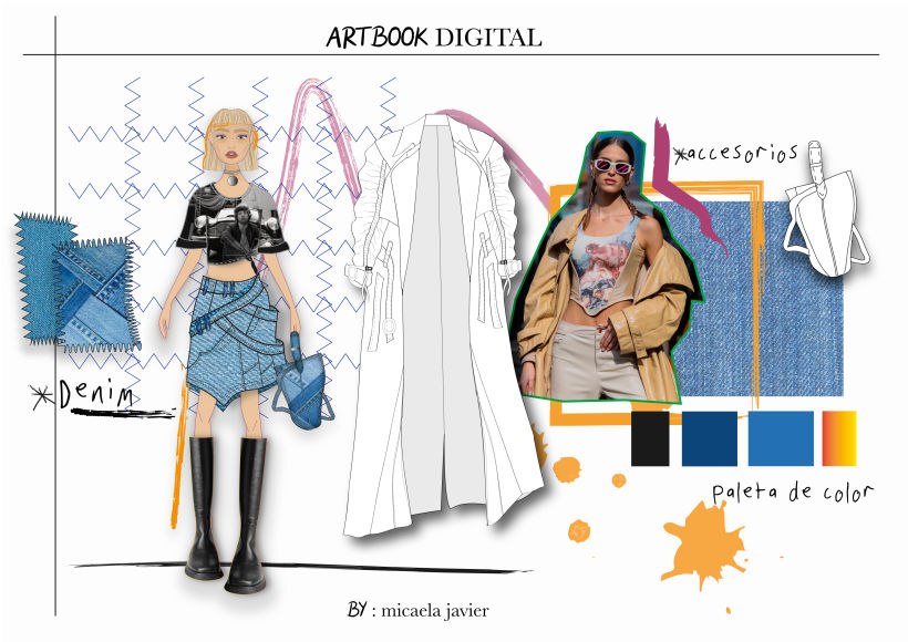 Mi proyecto del curso: Artbook de moda: crea figurines en Adobe Illustrator 6