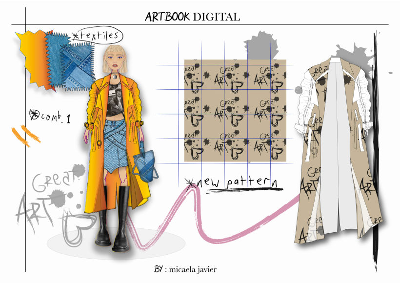 Mi proyecto del curso: Artbook de moda: crea figurines en Adobe Illustrator 7