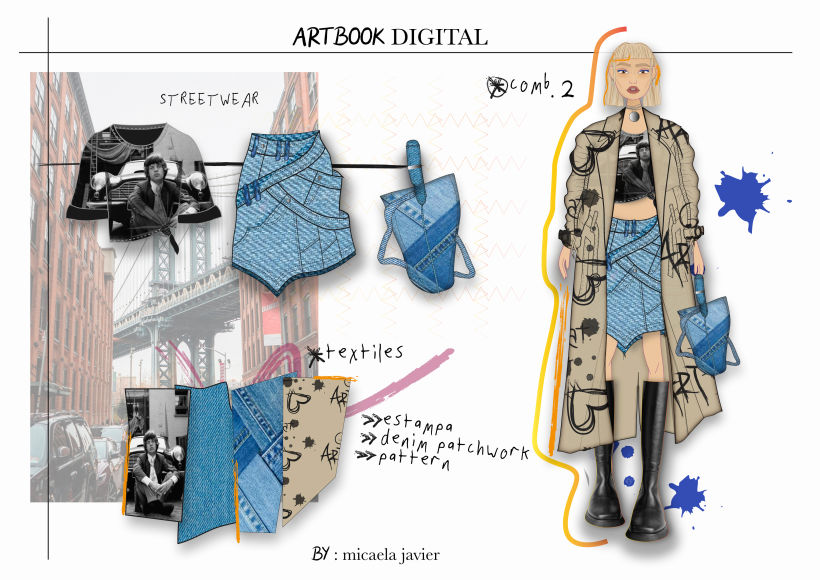 Mi proyecto del curso: Artbook de moda: crea figurines en Adobe Illustrator 8
