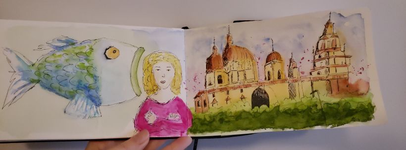 My project for course: Artistic Watercolor Sketching: Dare to Express Your  Ideas