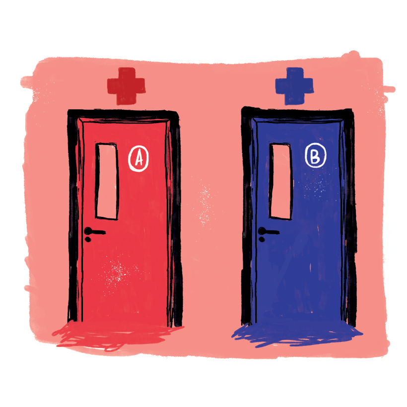 Ilustración para artículo "Desigualdad en el acceso al sistema sanitario"  3