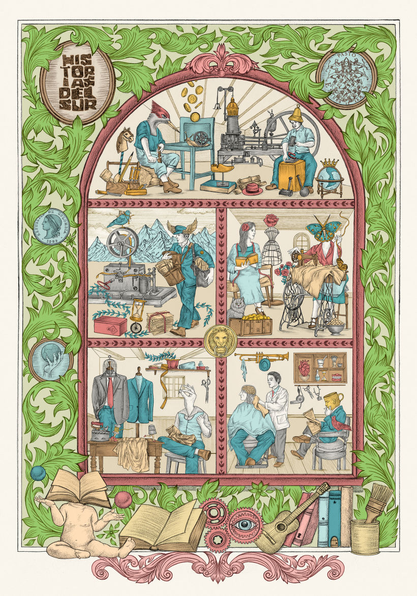 Ilustración Historia de oficios de Pasto, comienzos del siglo XX 1