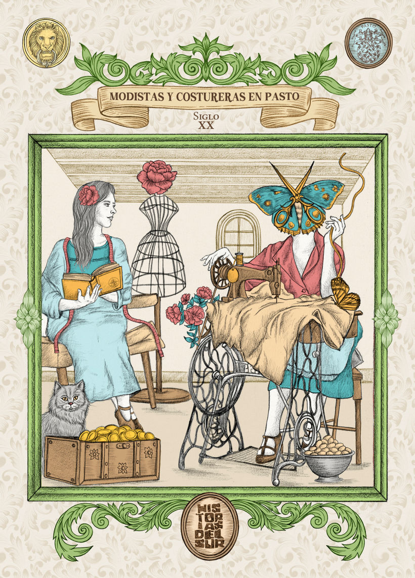 Ilustración Historia de oficios de Pasto, comienzos del siglo XX 2