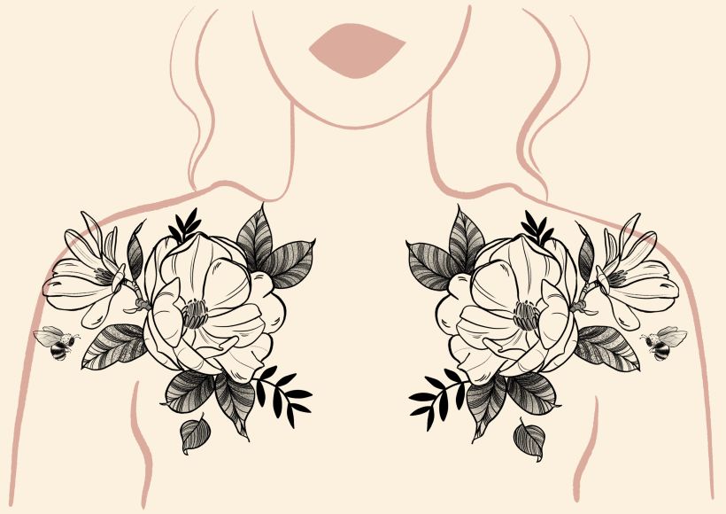 My project for course: Botanical Tattoo Design with Procreate 1