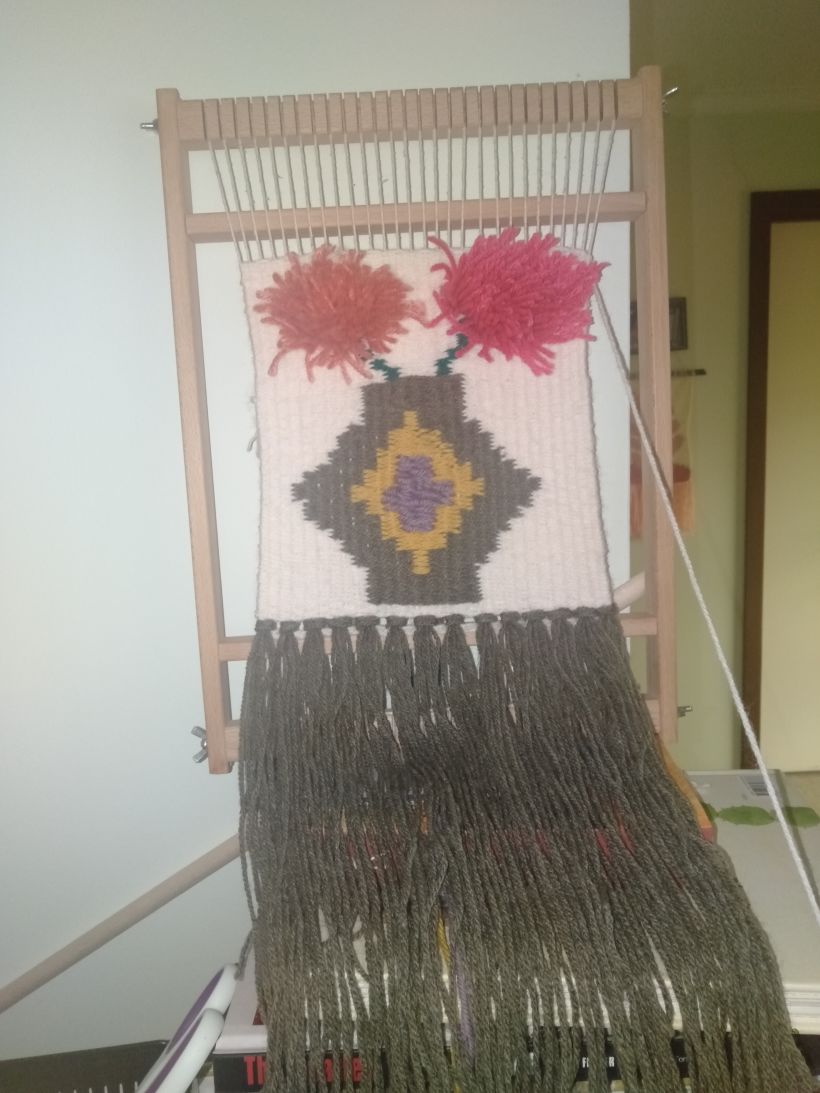 Mi proyecto del curso: Tejido de tapices en telar de alto lizo 3