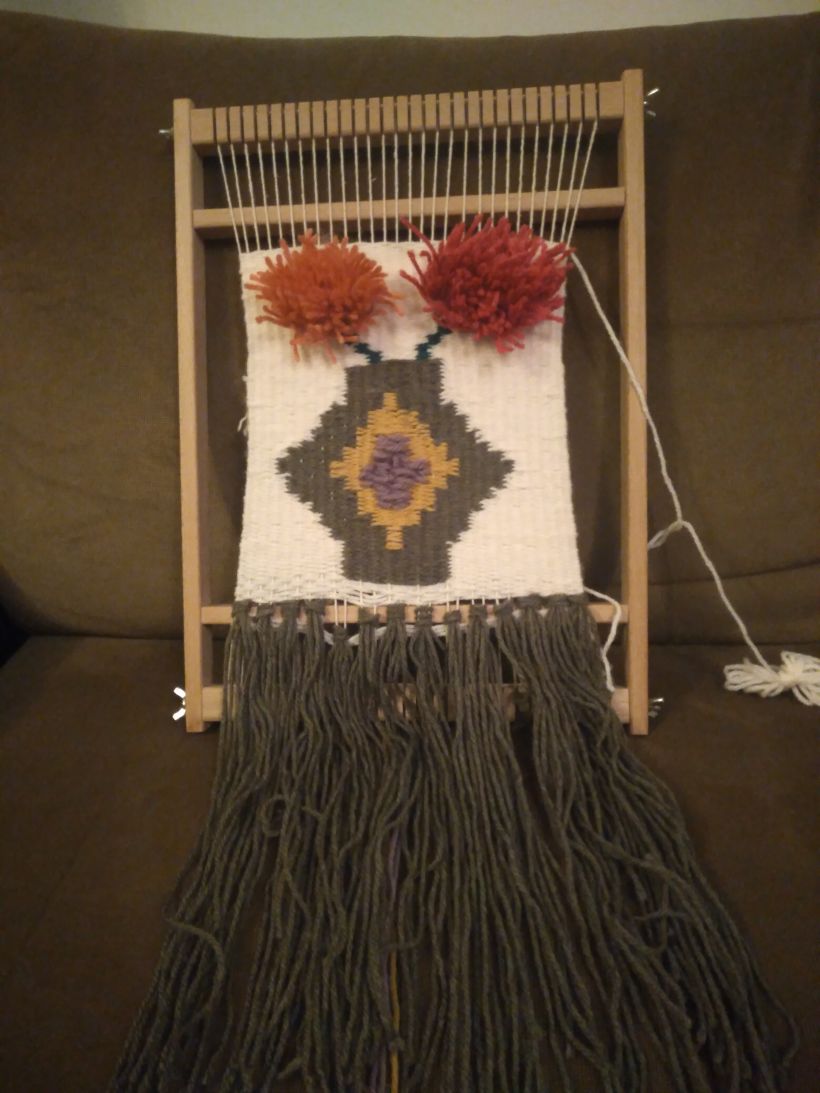 Mi proyecto del curso: Tejido de tapices en telar de alto lizo 4