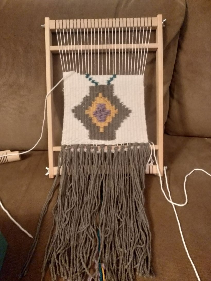 Mi proyecto del curso: Tejido de tapices en telar de alto lizo 5
