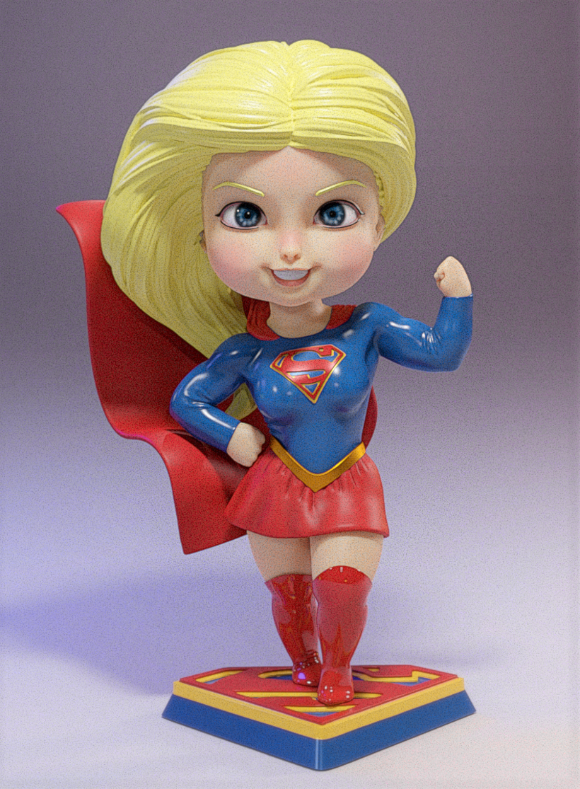 Supergirl chibi 2