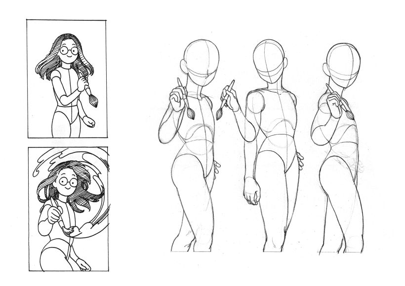 Dibujos OwO  Art reference poses, Anime poses reference, Drawings