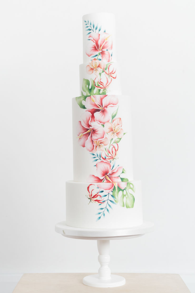 Send Floral Design Vanilla Mothers Day Cake Online - GAL23-110773 |  Giftalove