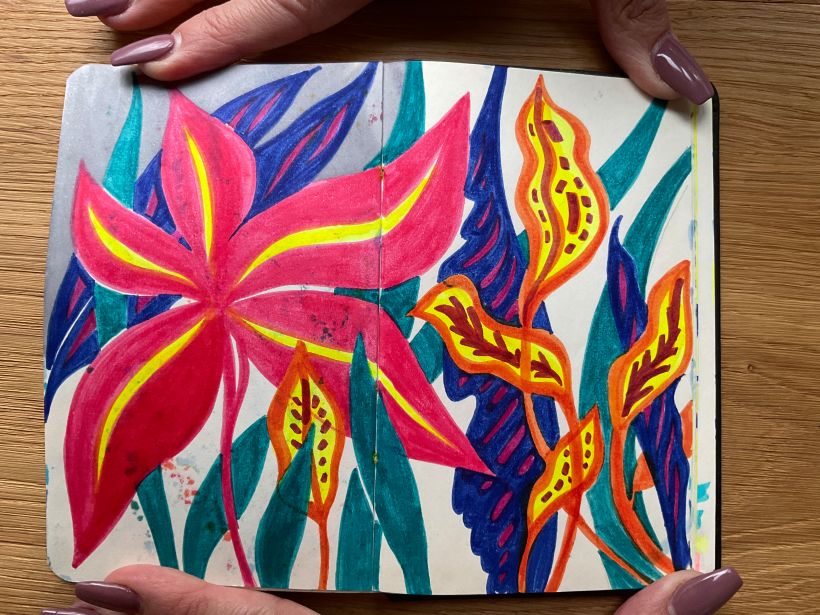 My project for course: Botanical Patterns in a Sketchbook: Conquer the Blank Page 2