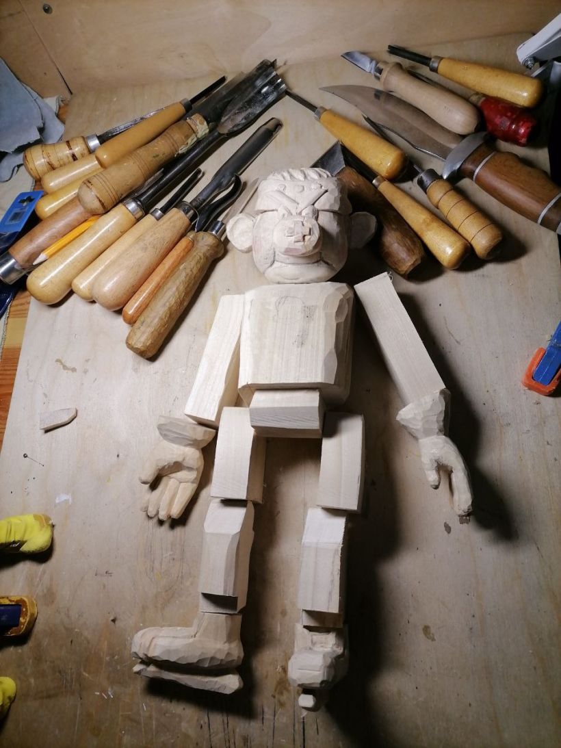 My project for course: Wooden Marionettes: Making Puppets from Scratch 5