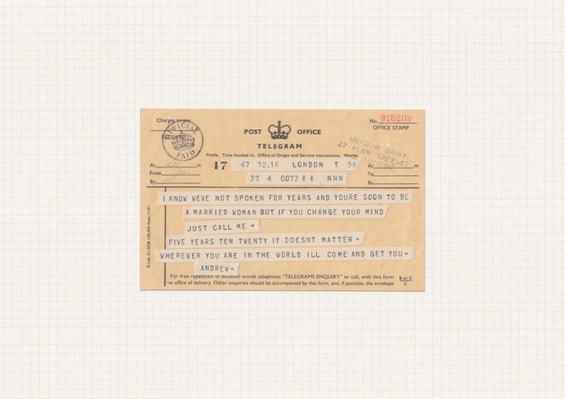 Fake love letters: a selection of real emails turned into vintage paper props 1