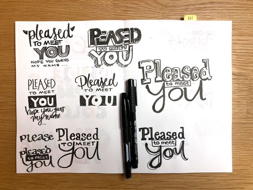 Mi proyecto del curso: Sketchbook con hand lettering: técnicas para desbloquear tu creatividad 1