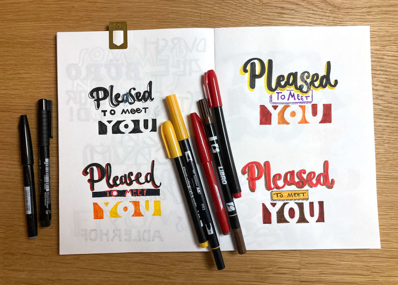 Mi proyecto del curso: Sketchbook con hand lettering: técnicas para desbloquear tu creatividad 2