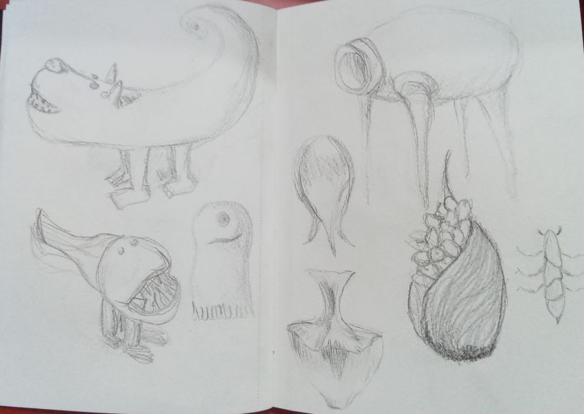 My project for course: Whimsical Sketchbook: Draw Imaginary Creatures from Nature 6