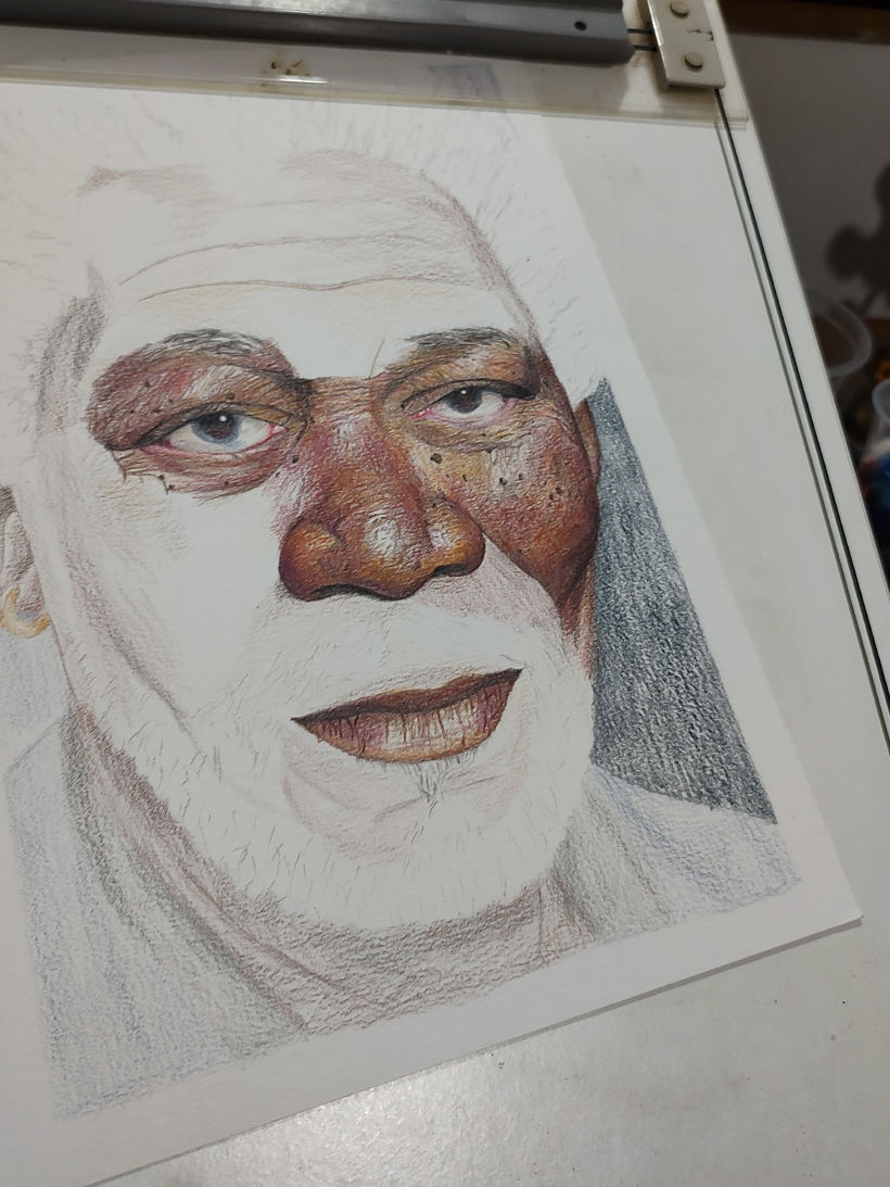 Meu projeto do curso: Retrato realista com lápis de cor 2