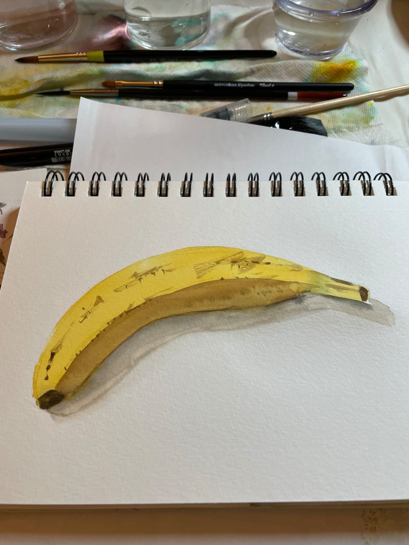 Drawing a peeled banana... so realistic you would eat it 😱 - YouTube